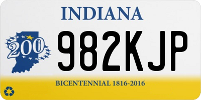 IN license plate 982KJP