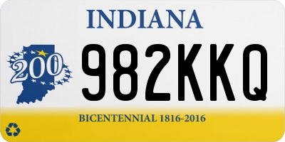 IN license plate 982KKQ