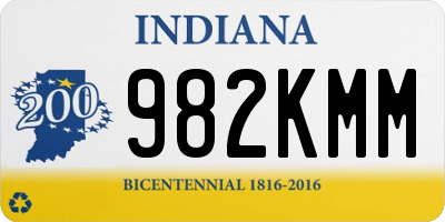 IN license plate 982KMM