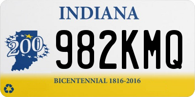 IN license plate 982KMQ