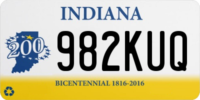 IN license plate 982KUQ