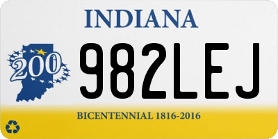 IN license plate 982LEJ