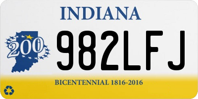 IN license plate 982LFJ