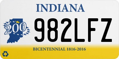 IN license plate 982LFZ