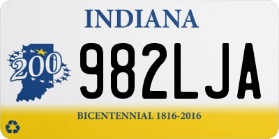 IN license plate 982LJA