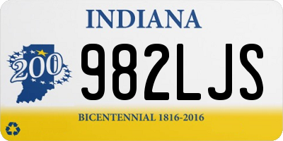 IN license plate 982LJS