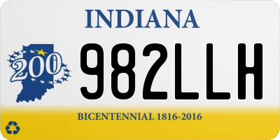 IN license plate 982LLH