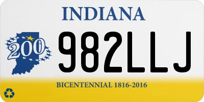 IN license plate 982LLJ