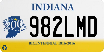 IN license plate 982LMD