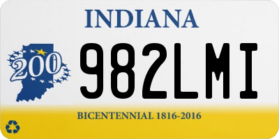 IN license plate 982LMI