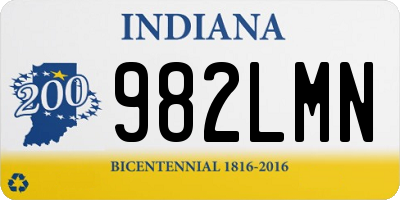 IN license plate 982LMN