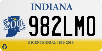 IN license plate 982LMO