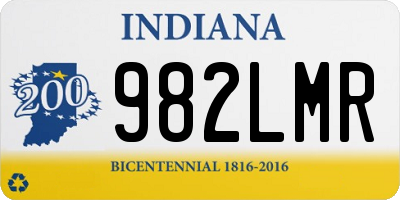 IN license plate 982LMR
