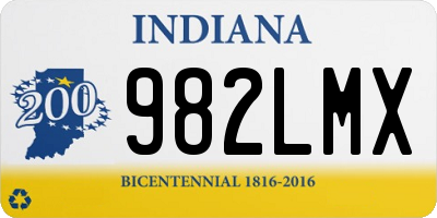 IN license plate 982LMX