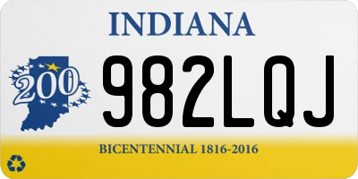 IN license plate 982LQJ