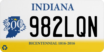 IN license plate 982LQN