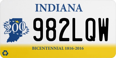 IN license plate 982LQW