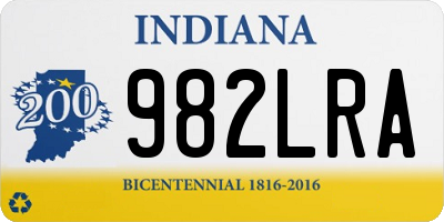 IN license plate 982LRA