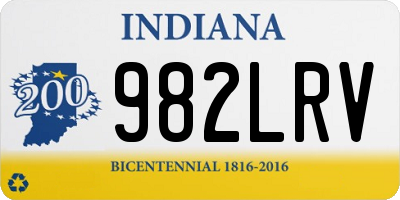 IN license plate 982LRV