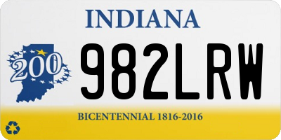 IN license plate 982LRW