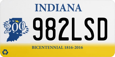 IN license plate 982LSD