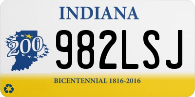 IN license plate 982LSJ