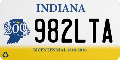 IN license plate 982LTA