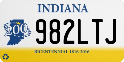 IN license plate 982LTJ