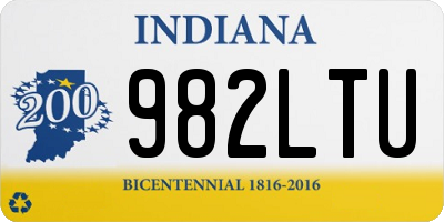 IN license plate 982LTU