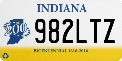 IN license plate 982LTZ