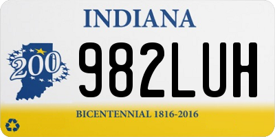 IN license plate 982LUH