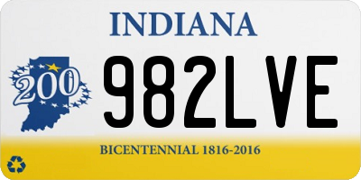 IN license plate 982LVE