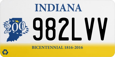 IN license plate 982LVV