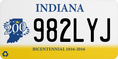 IN license plate 982LYJ