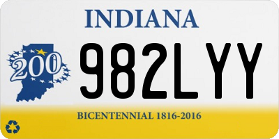 IN license plate 982LYY