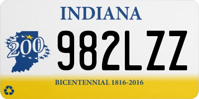 IN license plate 982LZZ