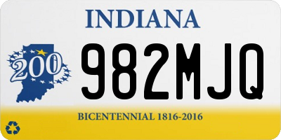 IN license plate 982MJQ