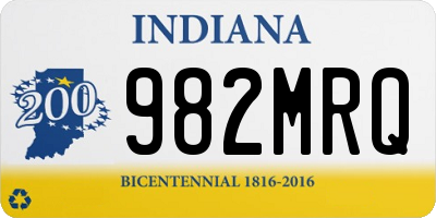 IN license plate 982MRQ