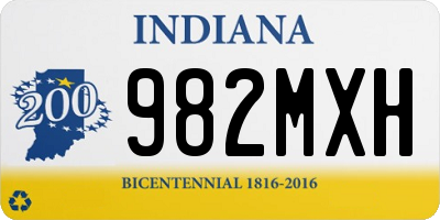 IN license plate 982MXH