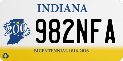 IN license plate 982NFA