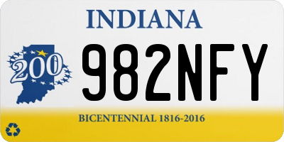 IN license plate 982NFY