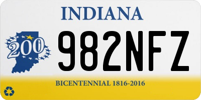 IN license plate 982NFZ