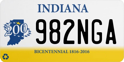 IN license plate 982NGA