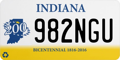 IN license plate 982NGU