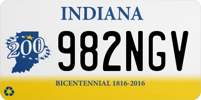 IN license plate 982NGV