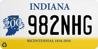 IN license plate 982NHG