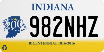 IN license plate 982NHZ