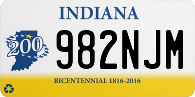 IN license plate 982NJM