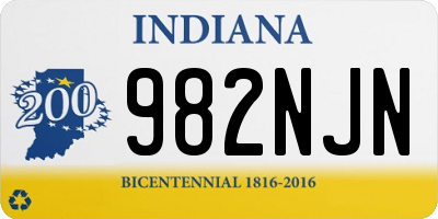 IN license plate 982NJN