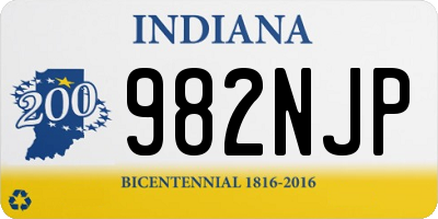 IN license plate 982NJP